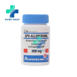 Apo Allopurinol 300mg - Thuốc điều trị bệnh Gout hiệu quả